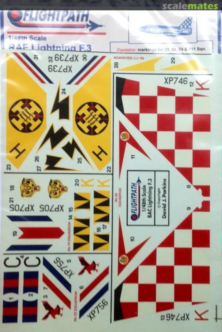 Boxart RAF Lightning F.3 Decal Sheet 1/48 Flightpath Boxart RAF Lightning F.3 Decal Sheet 1/48 Flightpath