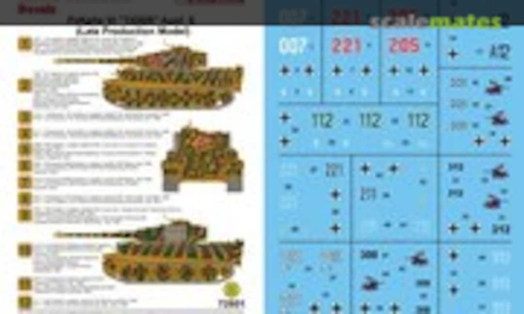 1:72 Pz.Kpfw.VI Tiger Ausf.E (Mid Production Model) (Techmod 72801) 72801