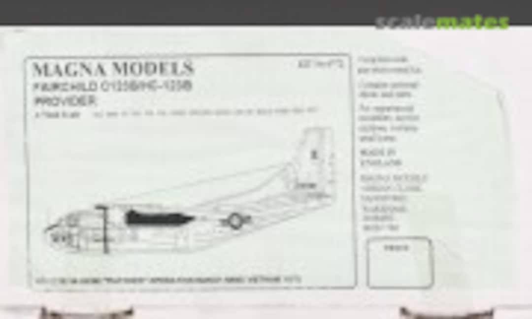 1:72 Fairchild C123B/HC-123B Provider (Magna Models 6772)