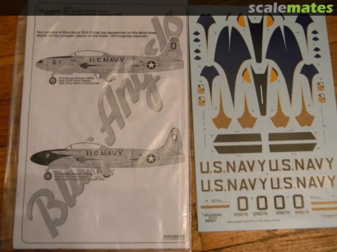 Boxart TO-2 / TV-2 (T-33) Pt. 1 48007 Warbird Decals Boxart TO-2 / TV-2 (T-33) Pt. 1 48007 Warbird Decals
