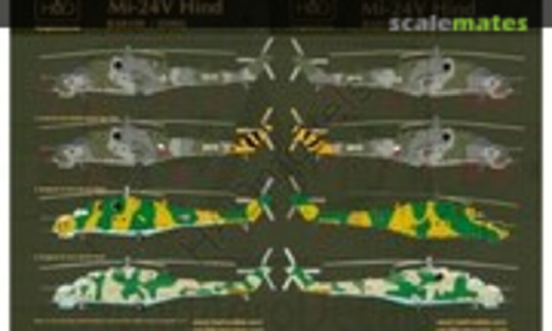 1:48 Mi-24V Hind (HungAeroDecals 48109) 48109