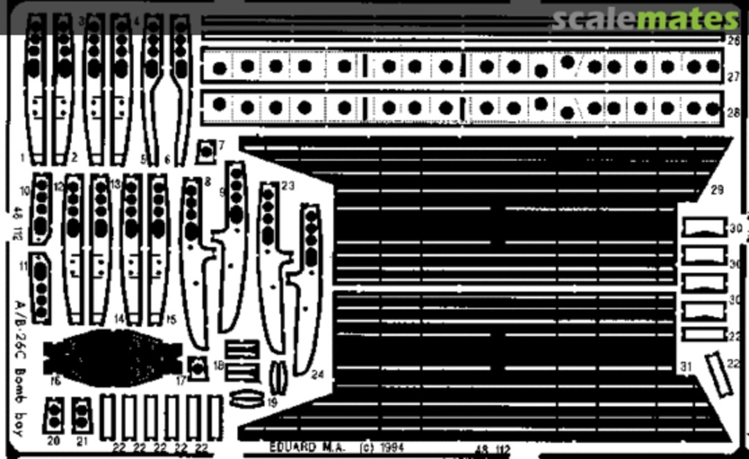 Boxart A/B-26C Bomb Bay 48112 Eduard Boxart A/B-26C Bomb Bay 48112 Eduard