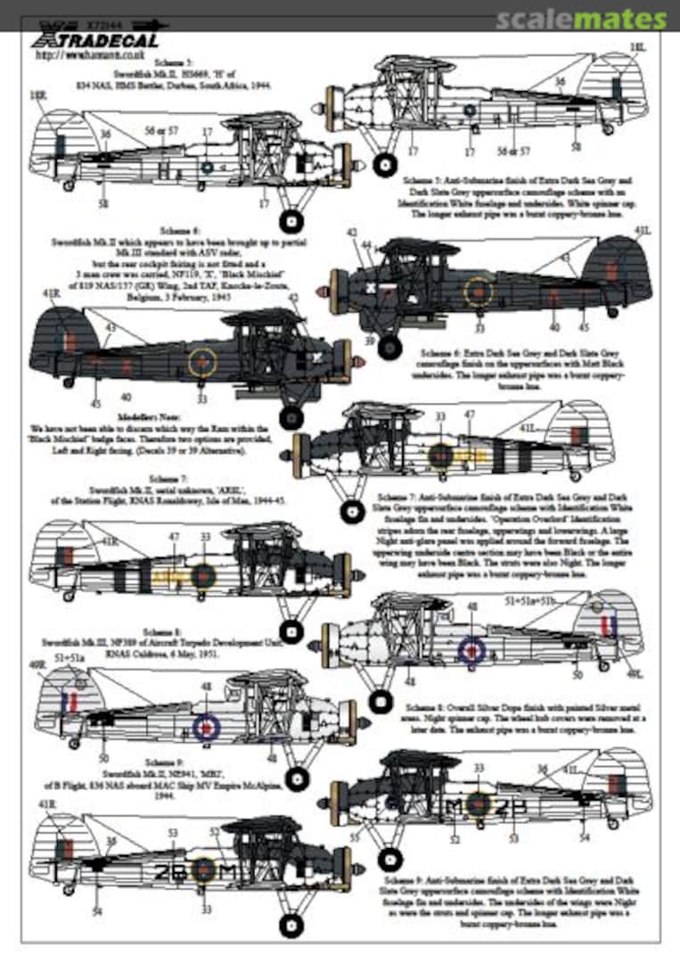 Boxart Fairey Swordfish Mks.I, II and III X72144 Xtradecal Boxart Fairey Swordfish Mks.I, II and III X72144 Xtradecal