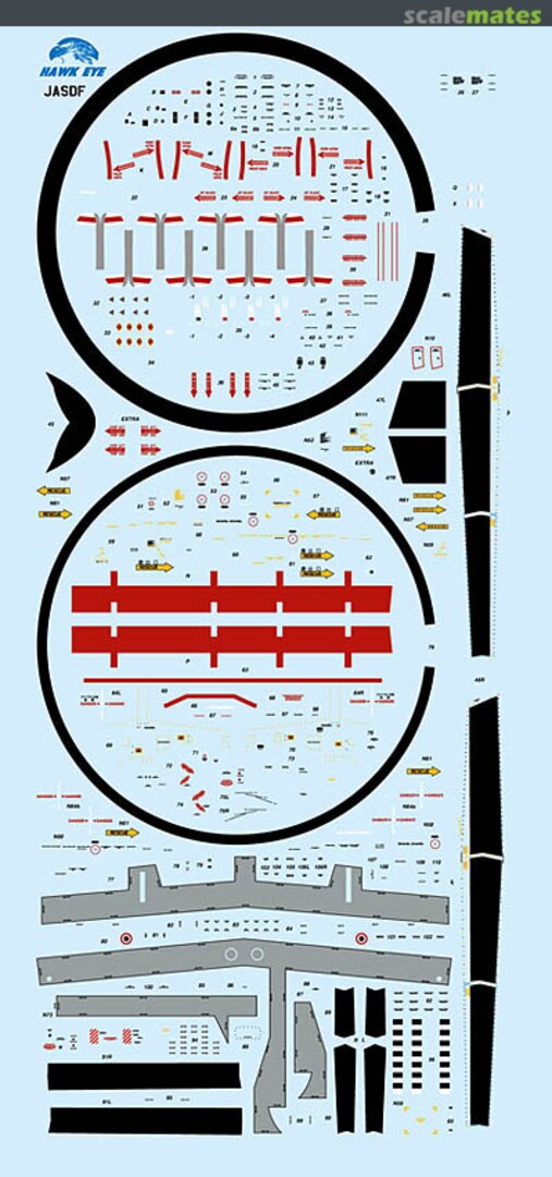 Boxart Decals - E-2C Hawkeye USN/JASDF Stencils JD-38 Platz Boxart Decals - E-2C Hawkeye USN/JASDF Stencils JD-38 Platz