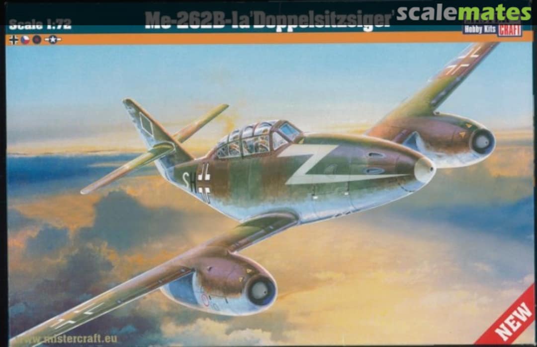Boxart Me-262B-1a 'Doppelsitzsiger' D-215 MisterCraft Boxart Me-262B-1a 'Doppelsitzsiger' D-215 MisterCraft