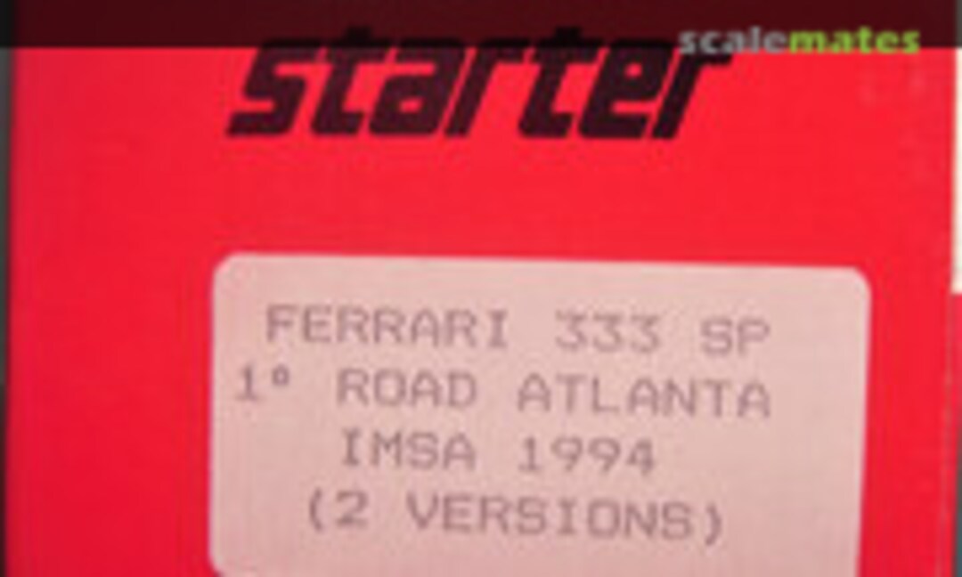1:43 Ferrari 333 SP 1st Road Atlanta IMSA 1994 (Starter )