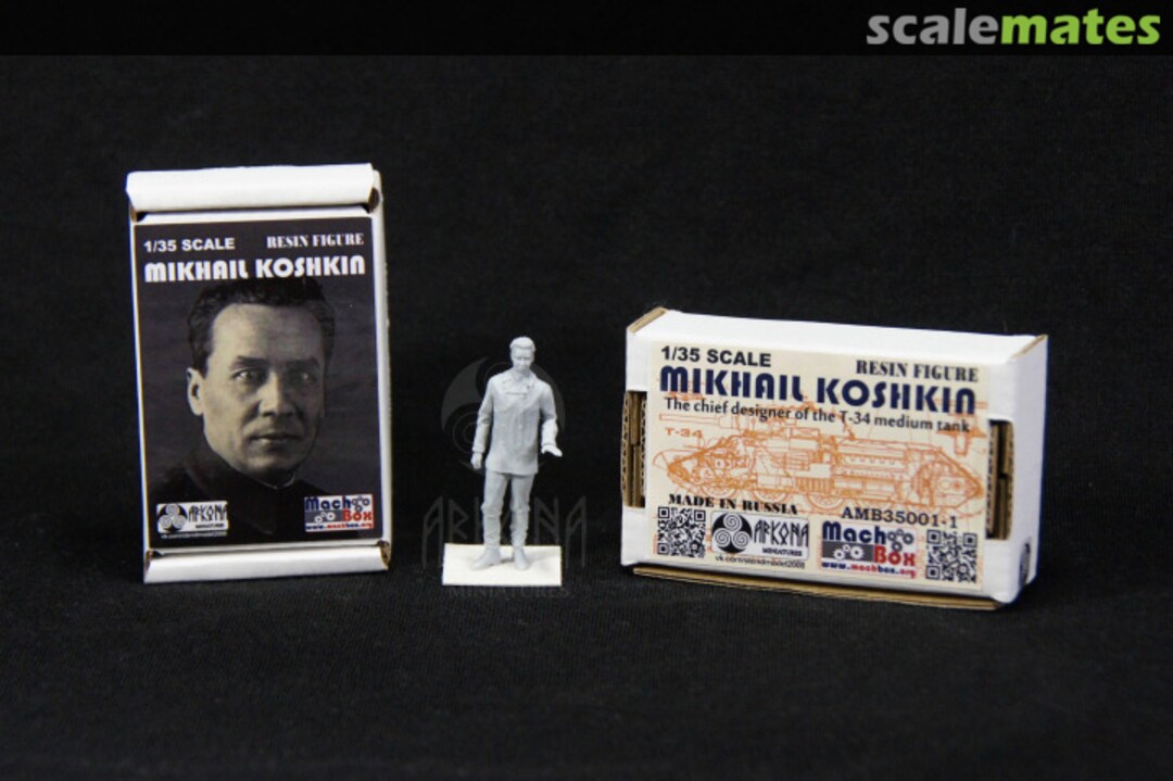 Boxart Mikhail Koshkin AMB35001-1 Arkona Miniatures Boxart Mikhail Koshkin AMB35001-1 Arkona Miniatures