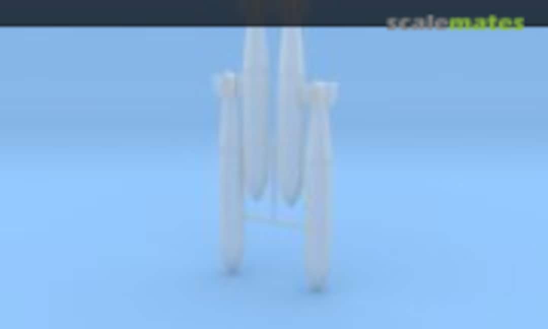 1:72 WE.177B/C Nuclear Weapon (quad pack) (Ranchoth's Arsenal we177c 172quad) we177c 172quad