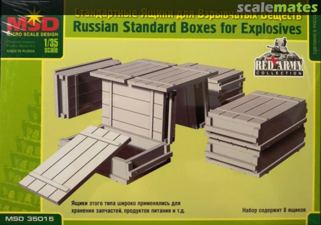 Boxart Russian Standard Boxes for Explosives 35015 MSD Micro Scale Design Boxart Russian Standard Boxes for Explosives 35015 MSD Micro Scale Design