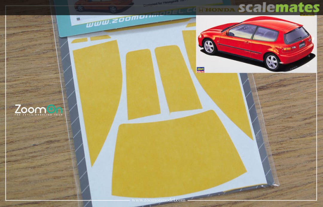 Boxart Window & light painting masks - Honda Civic EG ZD069 ZoomOn Boxart Window & light painting masks - Honda Civic EG ZD069 ZoomOn