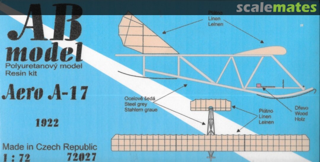 Boxart Aero A-17 72027 AB model Boxart Aero A-17 72027 AB model