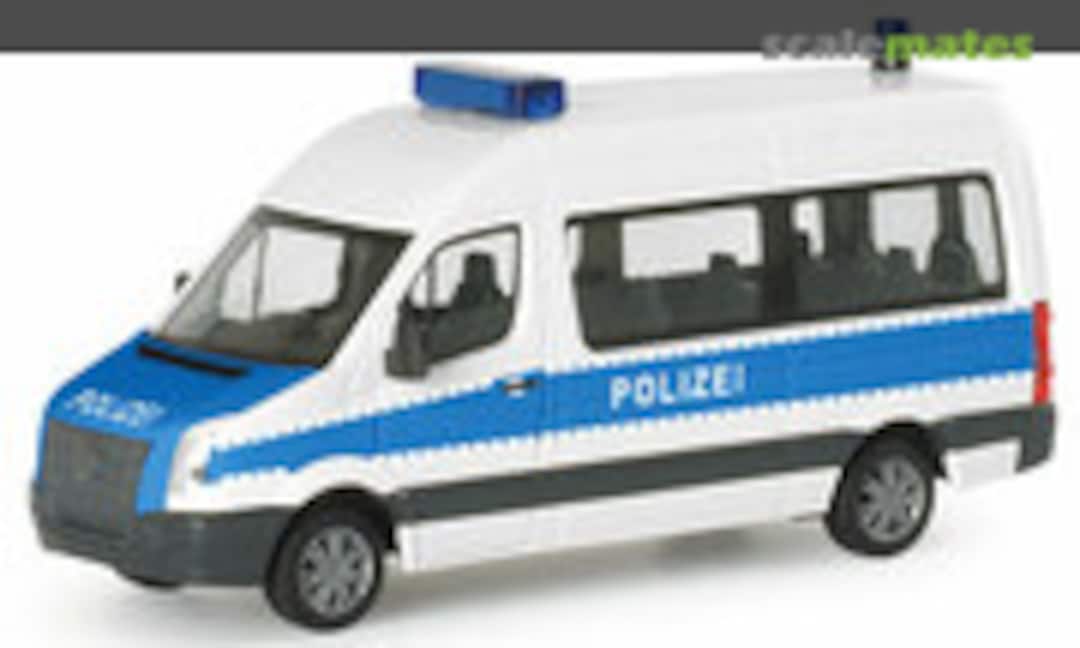 1:87 VW Crafter Bus Hochdach Mannschaftswagen Polizei (Herpa 047333)