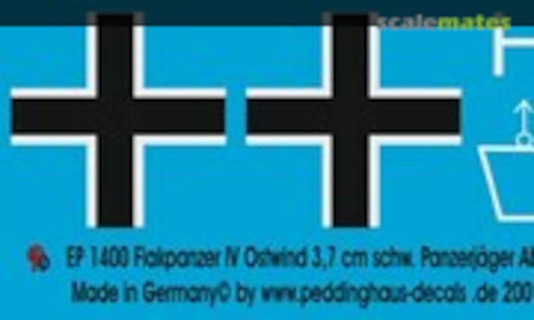 1:6 Flakpanzer IV Ostwind 3.7cm schw. Panzerjäger Abt. 654 (Peddinghaus-Decals EP 1400) EP 1400