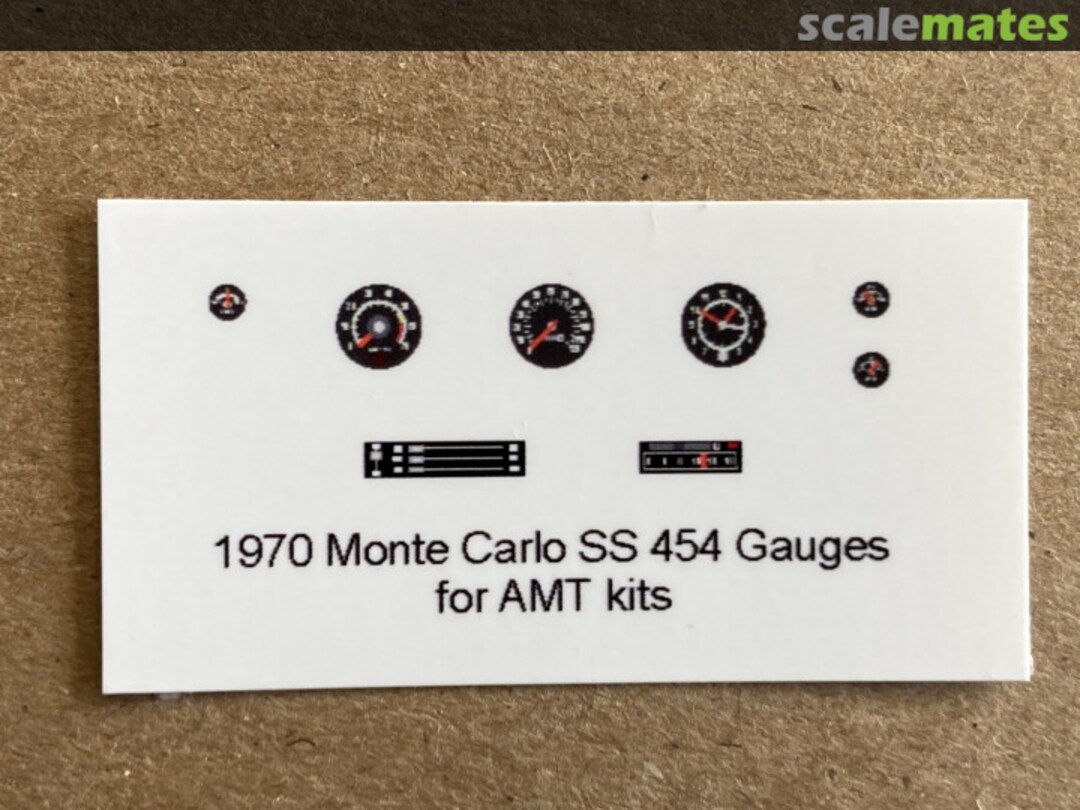 Boxart 1970 MONTE CARLO SS 454 GAUGE FACES Best Model Car Parts Boxart 1970 MONTE CARLO SS 454 GAUGE FACES Best Model Car Parts
