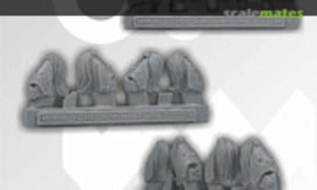 No SF Helmets (4 pcs) (Scibor Monsterous Miniatures CPHE0028) CPHE0028