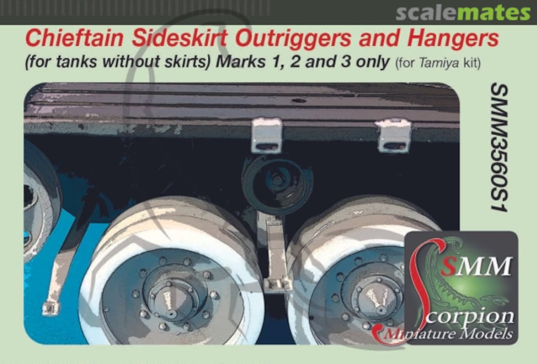 Boxart Chieftain Sideskirt Outriggers and Hangers SMM3560S1 Scorpion Miniature Models Boxart Chieftain Sideskirt Outriggers and Hangers SMM3560S1 Scorpion Miniature Models