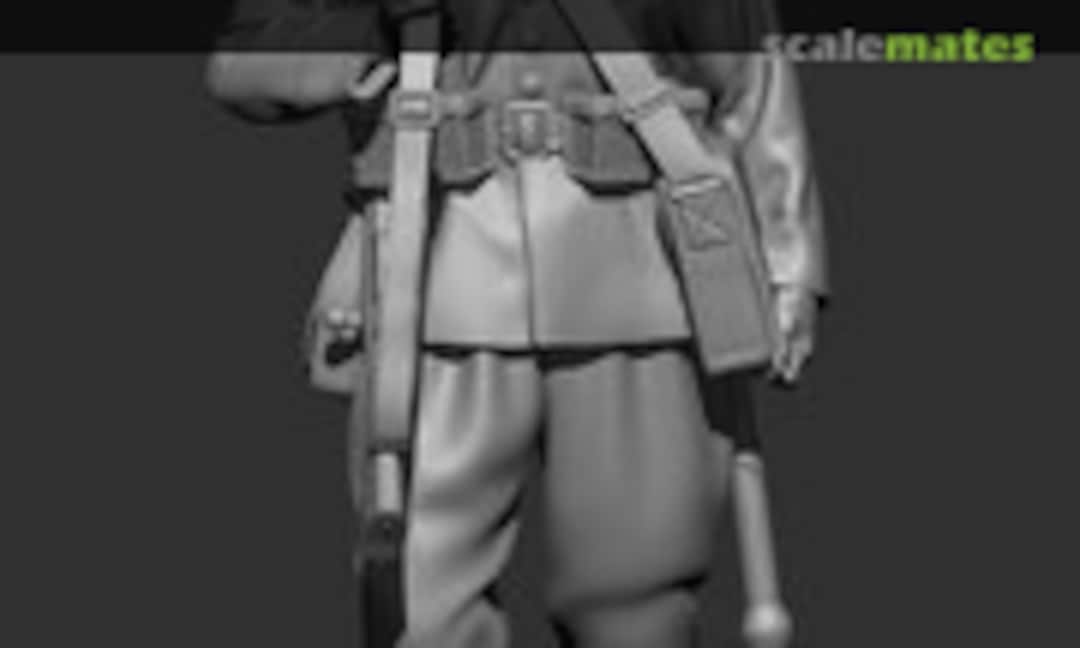 1:35 WW2 Dutch Soldier (J.W. de Boer modelbouw F-01) F-01