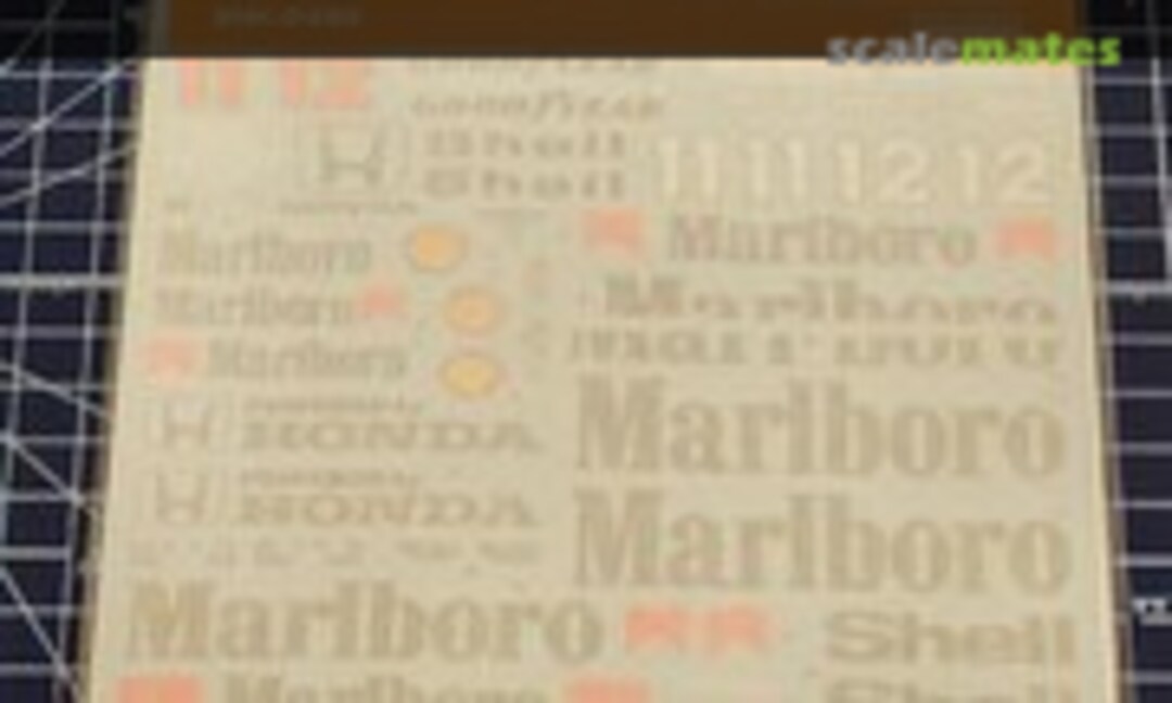 1:12 Mclaren Honda MP4/4 McLaren Racing Limited Team sponsored by Marlboro #11, 12 (Shunko Models SHK-D490) SHK-D490