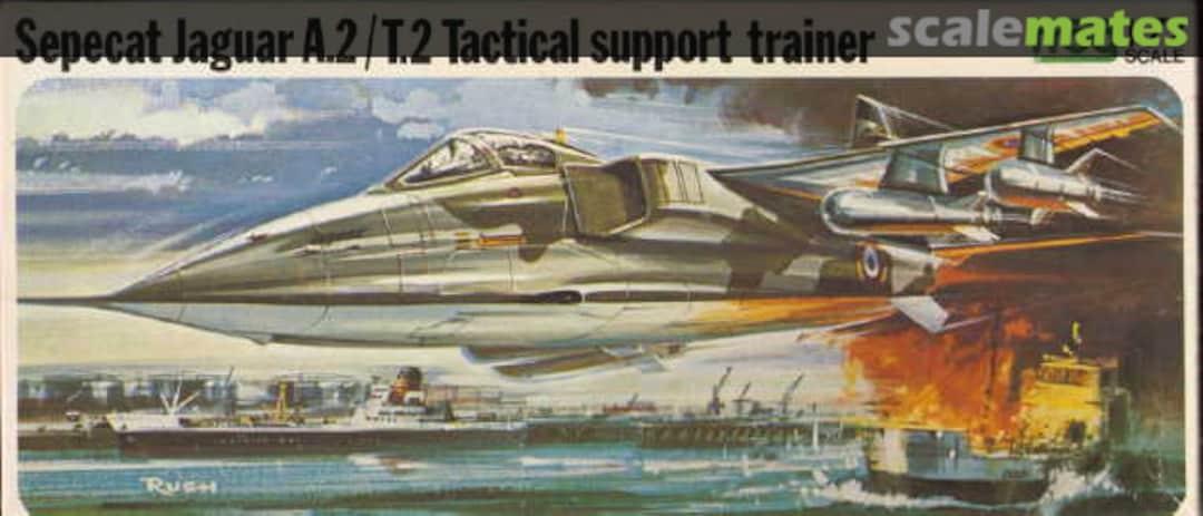 Boxart Sepecat Jaguar A.2/T.2 Tactical support trainer F402 FROG Boxart Sepecat Jaguar A.2/T.2 Tactical support trainer F402 FROG