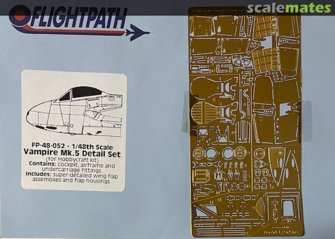 Boxart Vampire Mk.5 Detail Set FP-48-052 Flightpath Boxart Vampire Mk.5 Detail Set FP-48-052 Flightpath