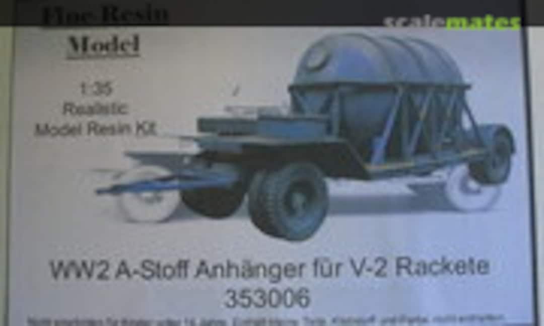 1:35 A-Stoff Anhänger für V-2 Rakete (Fine Resin Model 353006) 353006