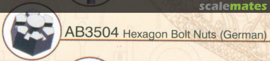 Boxart Hexagon Bolt Nuts AB3504 Bronco Boxart Hexagon Bolt Nuts AB3504 Bronco