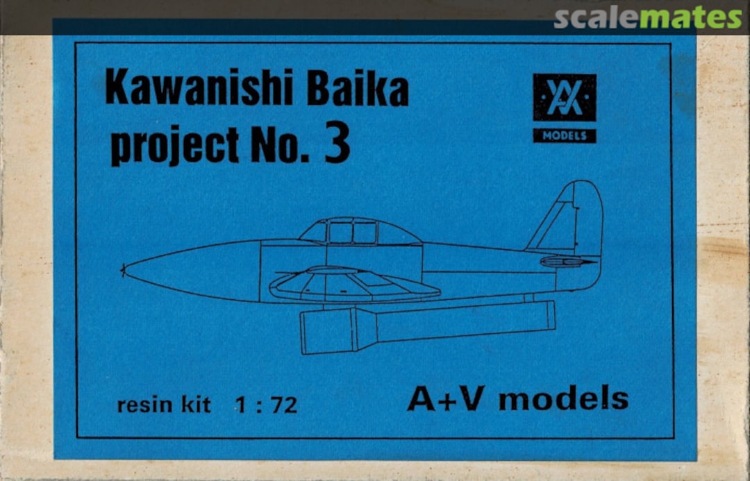 Boxart Kawanishi Baika project No. 3 72470 A+V Models