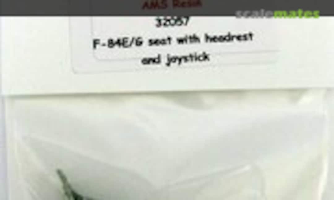 1:32 F-84E F-84G Thunderjet Ejection Seat with Headrest & Control Stick (AMS Resin 32057) 32057