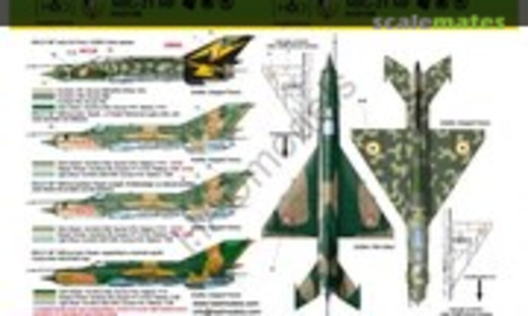 1:48 MiG-21 MF (HungAeroDecals 48108) 48108