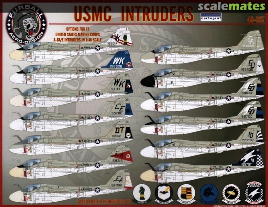Boxart USMC Intruders 48-037 Furball Aero-Design Boxart USMC Intruders 48-037 Furball Aero-Design