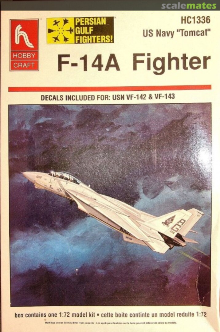 Boxart F-14A Fighter HC1336 Hobbycraft Boxart F-14A Fighter HC1336 Hobbycraft