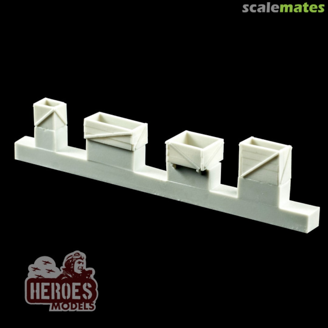 Boxart Opened wooden crates with covers HM-R72007 Heroes Models Boxart Opened wooden crates with covers HM-R72007 Heroes Models