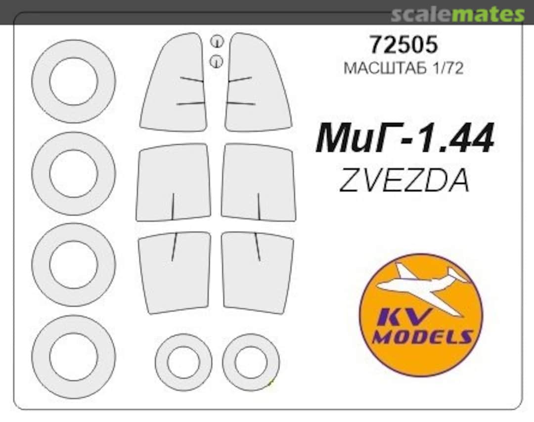 Boxart Mask for MiG-1.44 72505 KV Models Boxart Mask for MiG-1.44 72505 KV Models