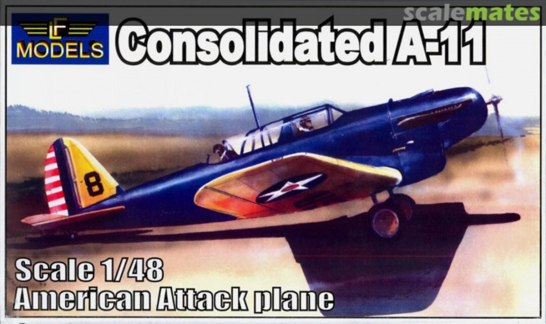 Boxart Consolidated A-11 American Attack Plane 4814 LF Models Boxart Consolidated A-11 American Attack Plane 4814 LF Models