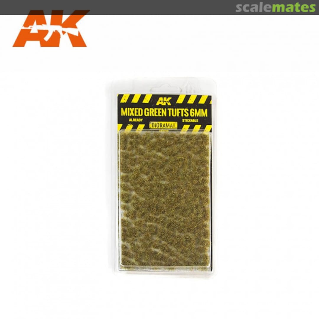 Boxart Mixed Green Tufts 6mm AK 8119 AK Interactive Boxart Mixed Green Tufts 6mm AK 8119 AK Interactive