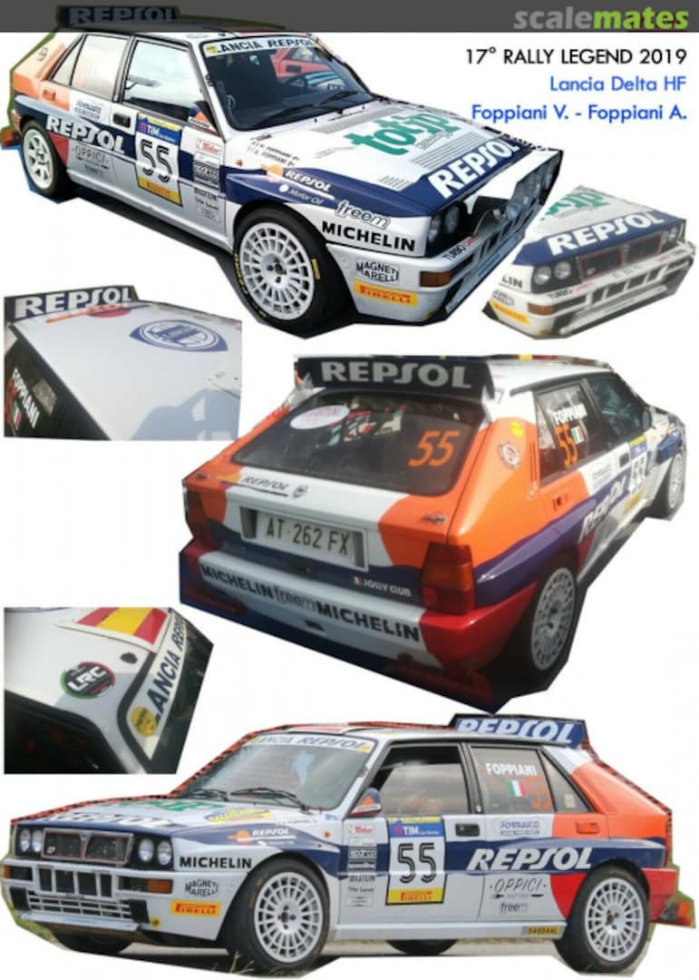 Boxart Lancia Delta HF Integrale [AT 262 FX] "REPSOL" 2F-398 Due Effe Models