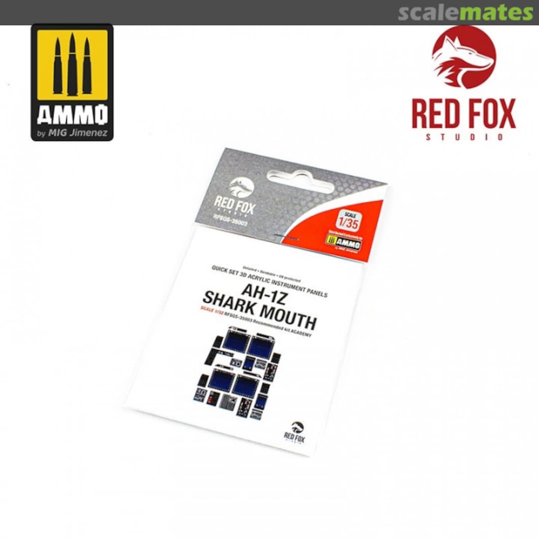 Boxart AH-1Z "Shark Mouth" RFSQS-35003 Red Fox Studio Boxart AH-1Z "Shark Mouth" RFSQS-35003 Red Fox Studio