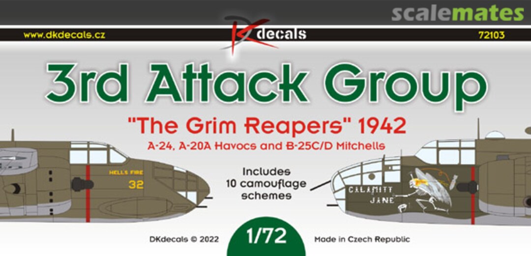 Boxart 3rd Attack Group 72103 DK Decals Boxart 3rd Attack Group 72103 DK Decals