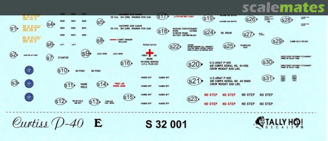 Boxart Curtiss P-40 E S 32 001 Tally Ho! (CZ) Boxart Curtiss P-40 E S 32 001 Tally Ho! (CZ)