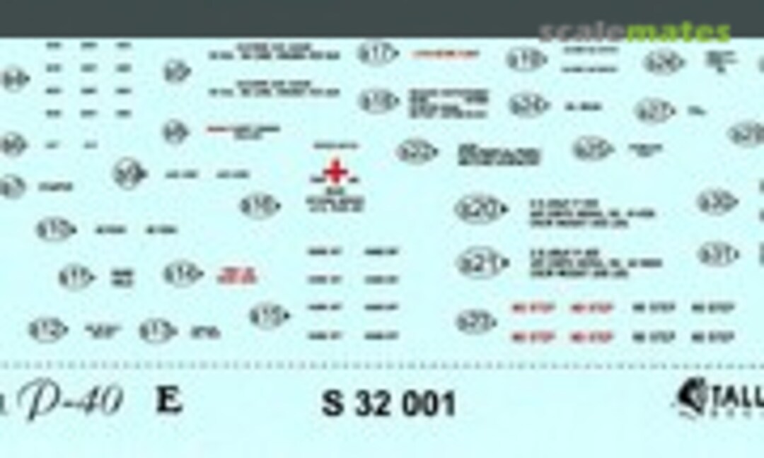 1:32 Curtiss P-40 E (Tally Ho! (CZ) S 32 001) S 32 001