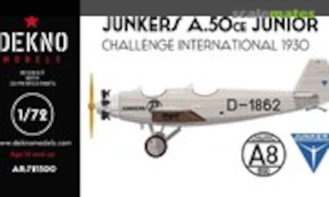 1:72 Junkers A.50ce Junior (Dekno Models AR.721500) AR.721500