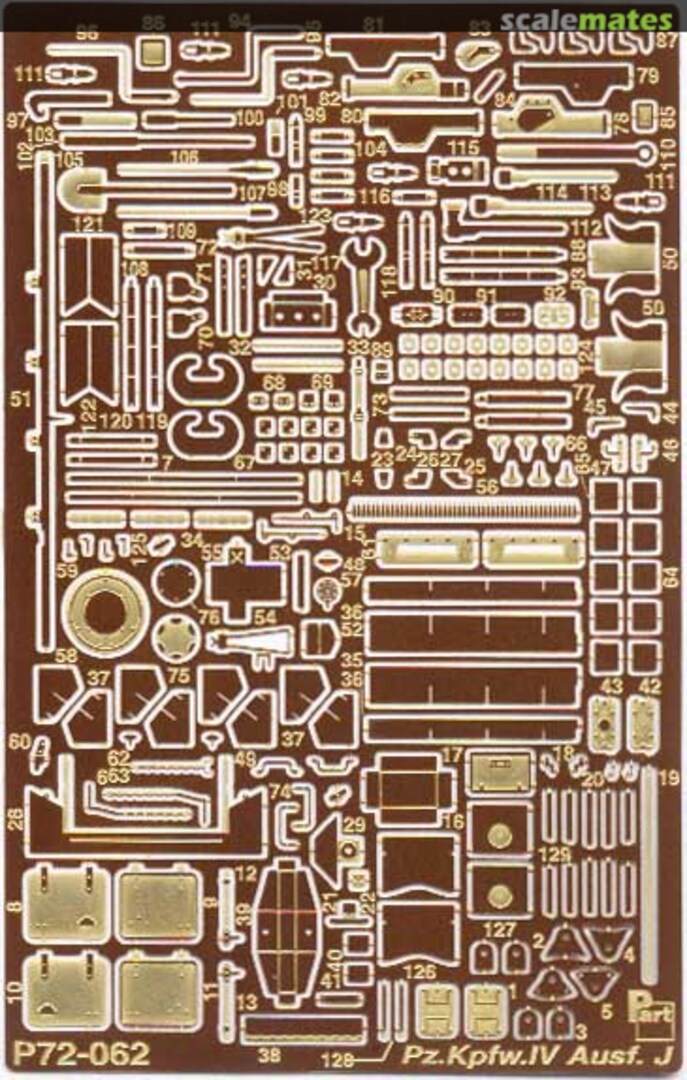 Boxart Pz.Kpfw.IV Ausf.J P72-062 Part