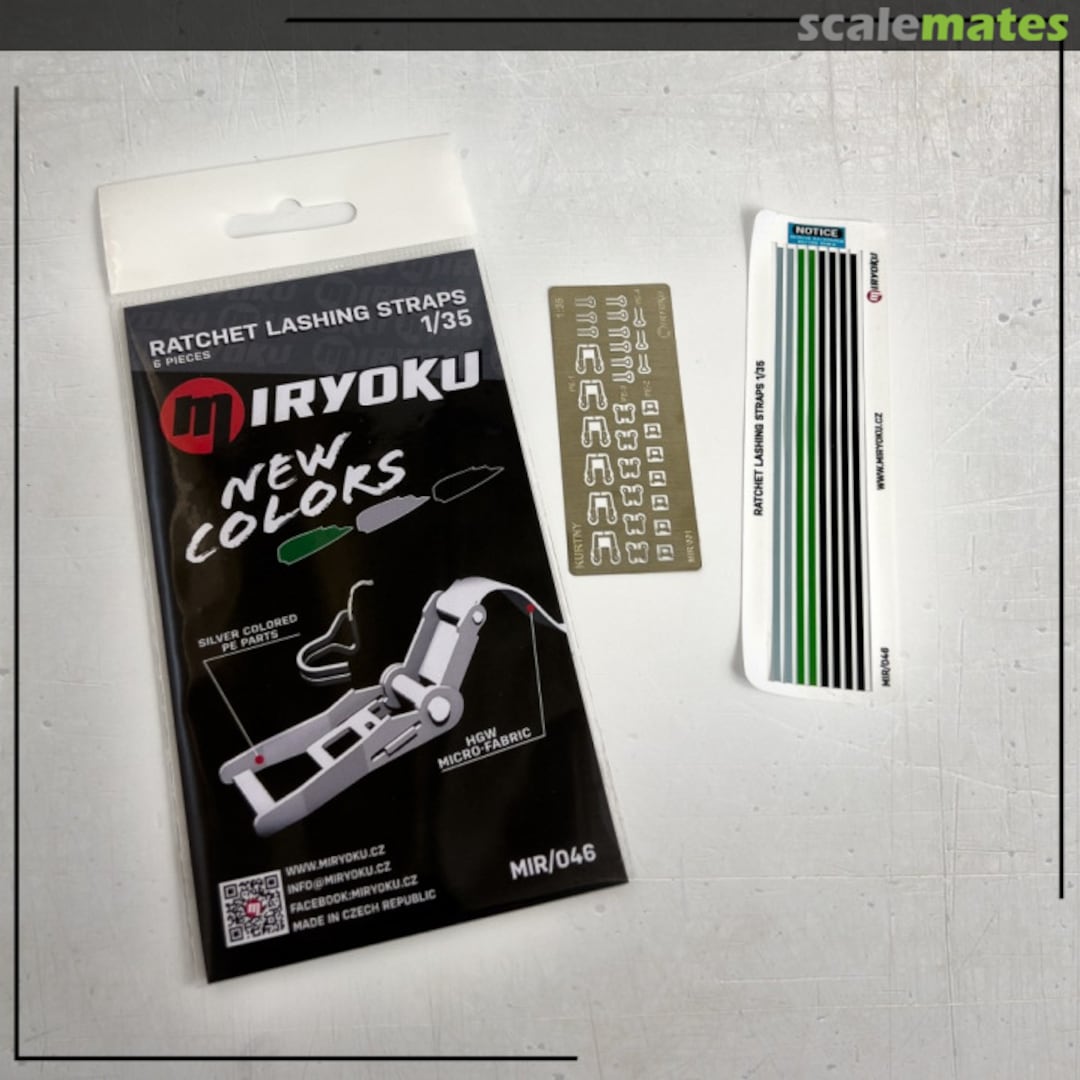 Boxart Ratchet lashing straps MIR/046 Miryoku Boxart Ratchet lashing straps MIR/046 Miryoku