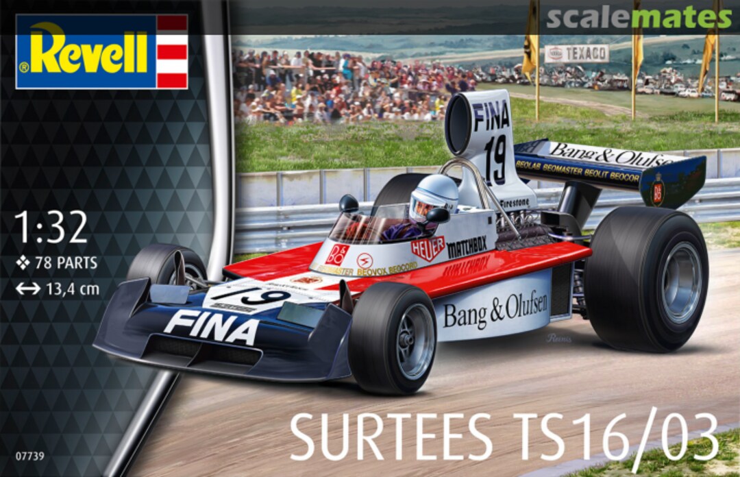 Boxart Surtees TS16/03 07739 Revell Boxart Surtees TS16/03 07739 Revell