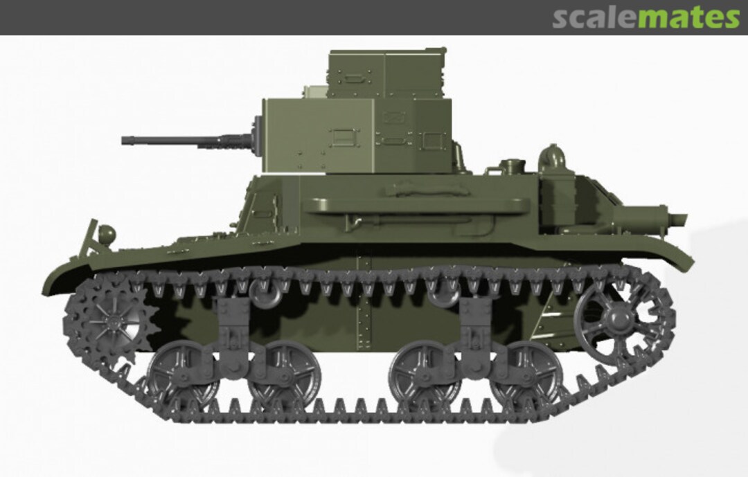 Boxart Light tank M2A3 72011613 EMP3d