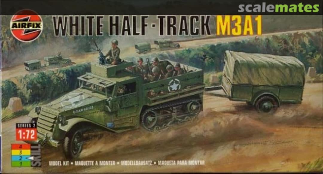 Boxart White Half-Track M3A1 02318 Airfix Boxart White Half-Track M3A1 02318 Airfix