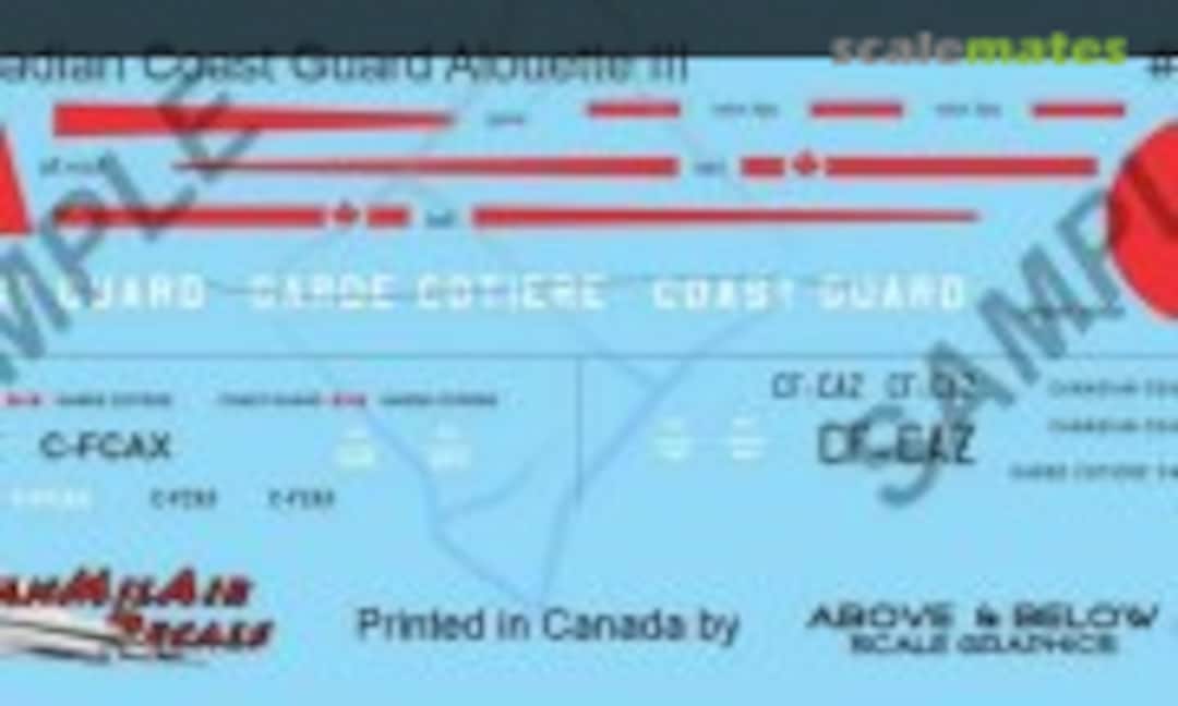 1:48 Aerospatiale Alouette III (Above & Below Graphics 179) 179