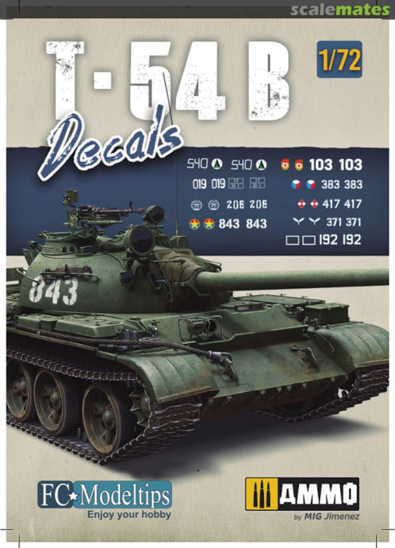 Boxart T54B decals 72203 FC Model Trend Boxart T54B decals 72203 FC Model Trend