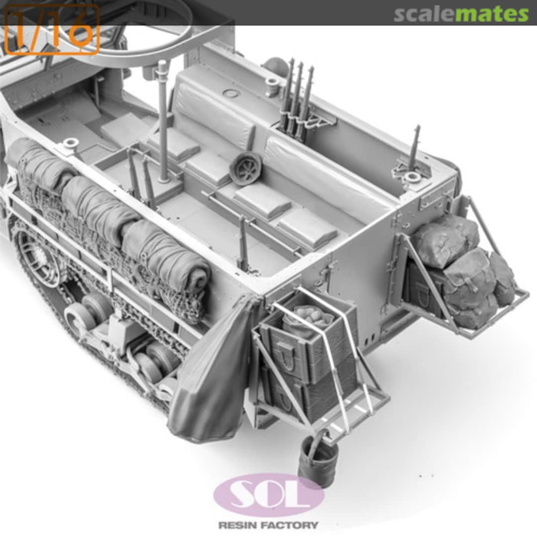 Boxart M3A1 Accessory B (3D printed kit) MM976 SOL