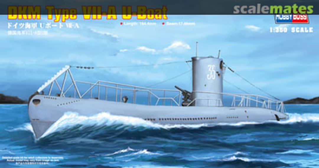 Boxart DKM Type VII-A U-Boat 83503 HobbyBoss Boxart DKM Type VII-A U-Boat 83503 HobbyBoss